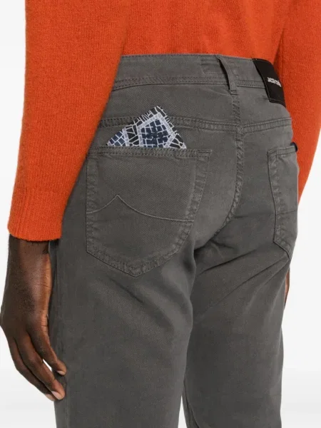 Pantaloni Jacob Cohën cu 5 buzunare gri