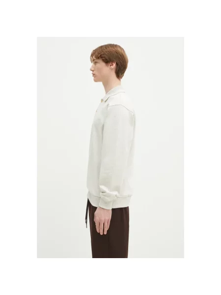 Drôle de Monsieur bluza Le Polo Drule melanżowa szary