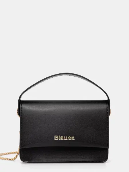 Blauer crossbody torbica iz umetnega usnja črna