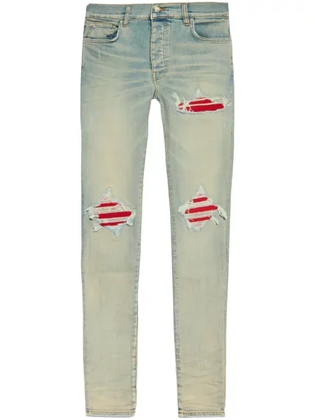 Blugi skinny Amiri albastru