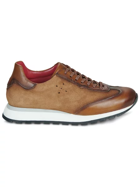 Pantofi Jeffery West din piele de căprioară maro
