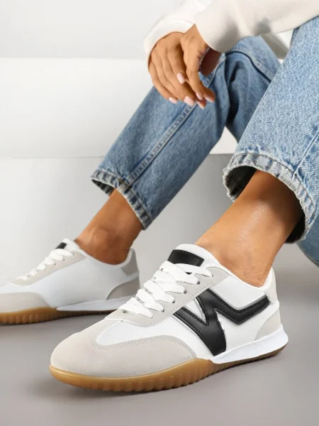 Sneakers Tanelis cu negru alb