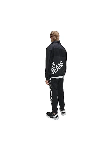 Klasické sako Calvin Klein Jeans s autogramom čierna