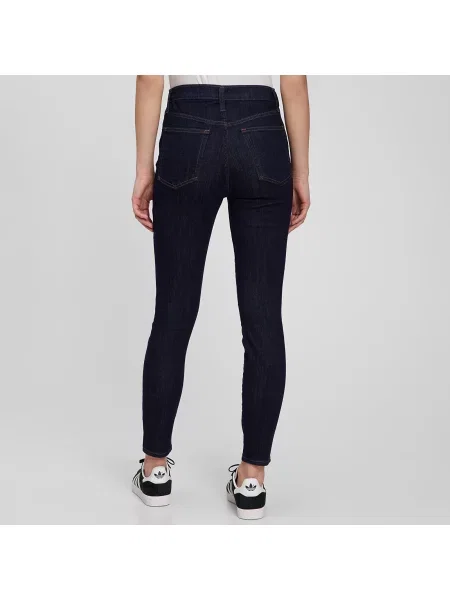Панталони GAP Denim Pants Skinny High Rise Dark Indigo 4