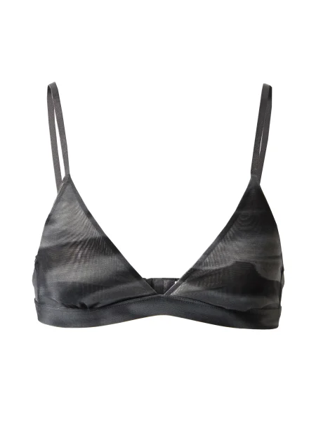 Samsoe Samsoe Podprsenka JOSIE sivá čierna
