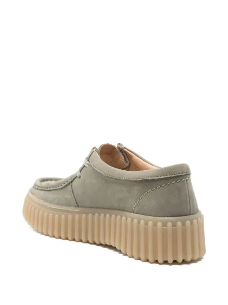 Pantofi derby Clarks verde
