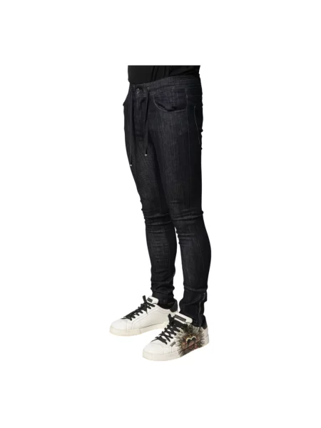 Skinny jeansy skinny Dolce And Gabbana czarne