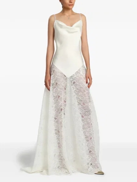 Rochie Miau By Clara Rotescu din dantelă alb