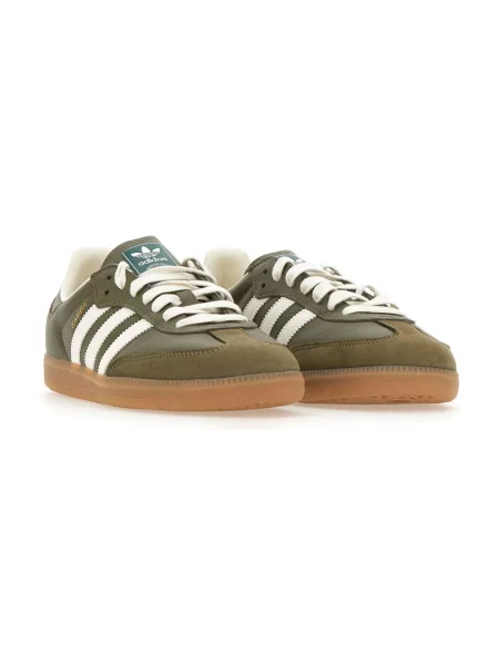 Sneakersy Adidas Samba skórzane zielone