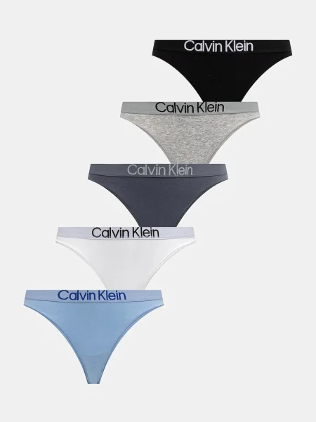 Прашки Calvin Klein Underwear 5 броя синьо