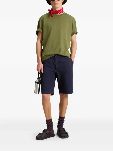 Tricou Woolrich cu imagine verde