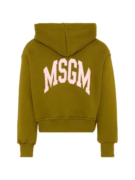 Bluza z kapturem dziecięca Msgm zielona