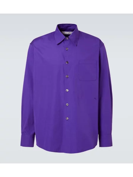 Srajca Our Legacy poplin vijolična