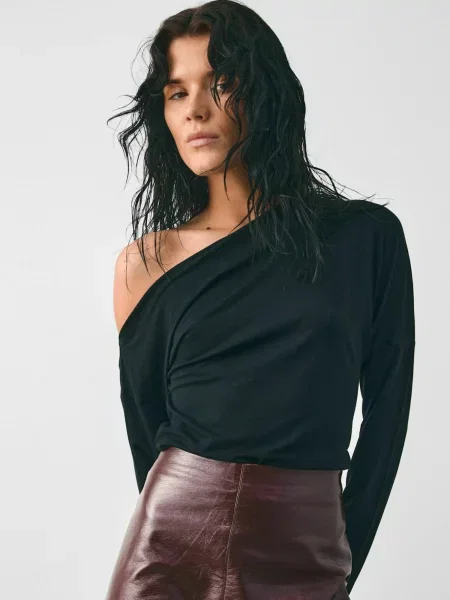 Noella Top Lanna negru