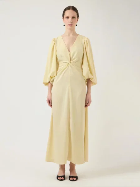 YAS Rochie YASTHEA deschis galben