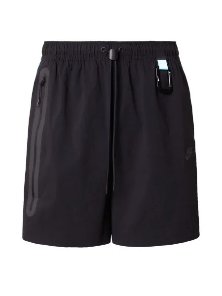 Nike Sportswear Kalhoty světlemodrá / černá bílá