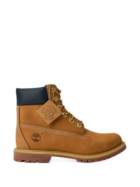 Botine Timberland cu șireturi din piele maro