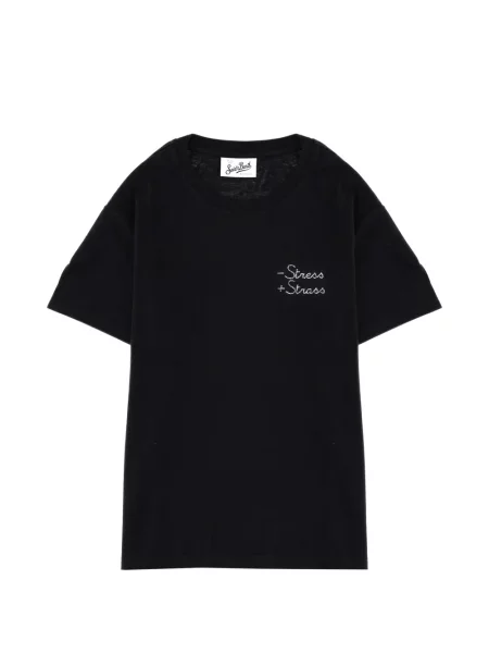 Tricou Mc2 Saint Barth cu broderie negru