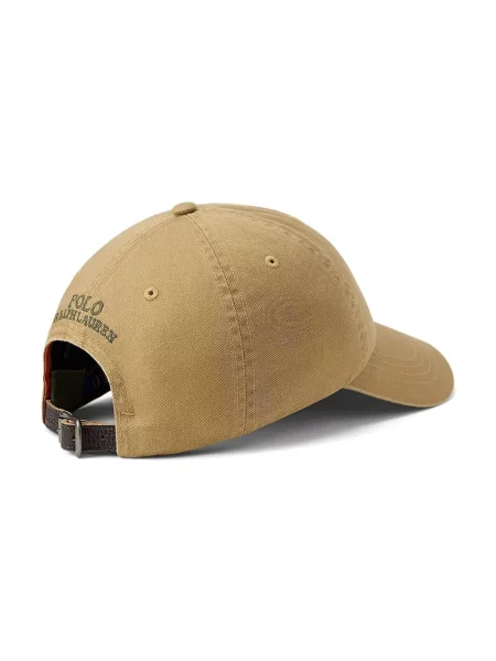 POLO RALPH LAUREN Șapcă baseball cu adaos de piele verde