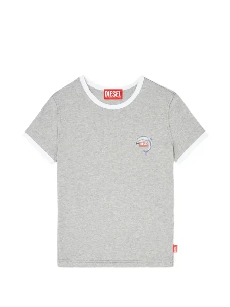 Tricou Diesel lung gri