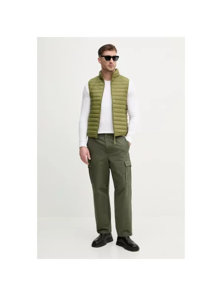 Spodnie cargo Benetton zielone