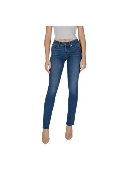 Liu Jo jeansy medium waist niebieskie