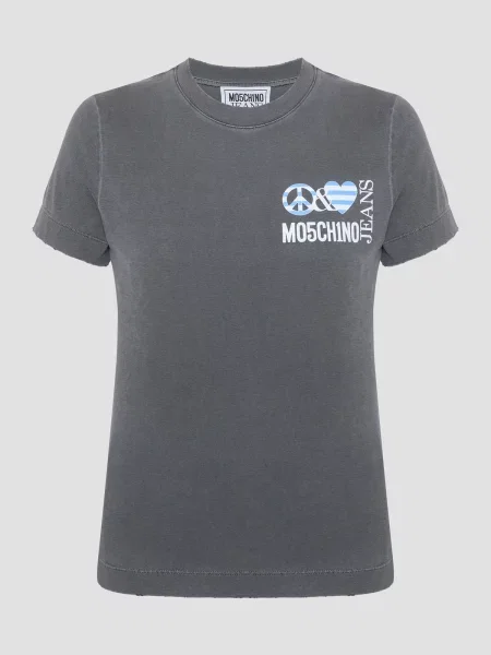 Футболка Moschino сірий