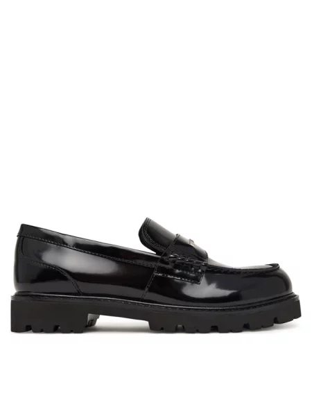 Loafersy KARL LAGERFELD czarne