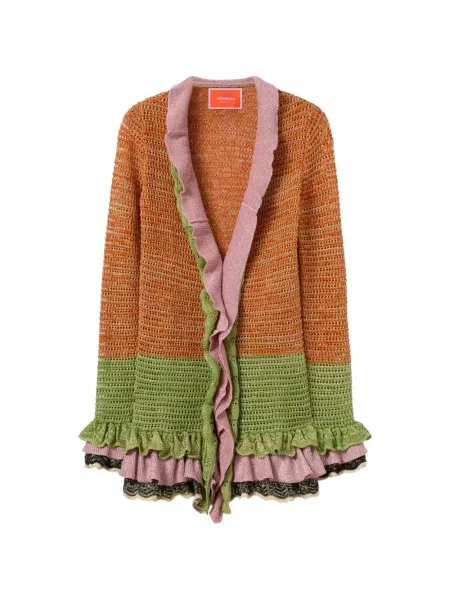 Cardigan La Doublej portocaliu