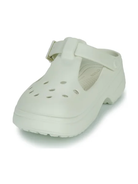 Pantofi cu toc Crocs alb