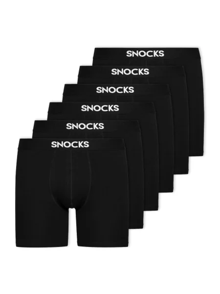 SNOCKS Boksarice črna bela