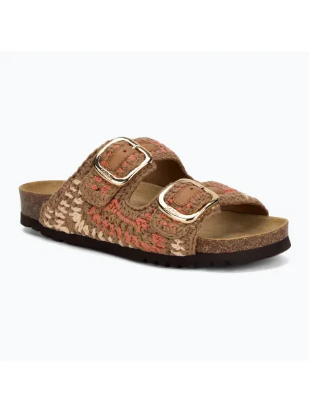Scholl Noelle Crochet bude/light brown/cognac дамски джапанки кафяво