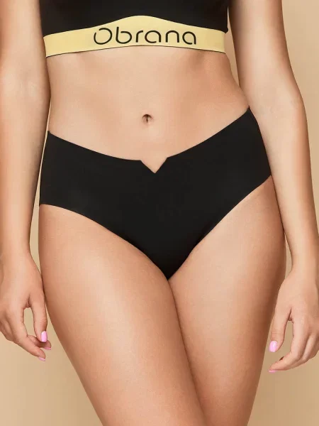 Трусики слип чорні