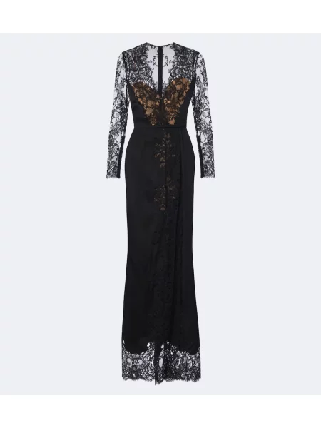 Rochie Elie Saab de mătase negru