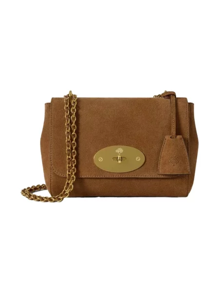 Torebka crossbody Mulberry skórzana brązowa