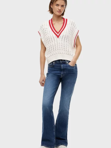 Джинсовий жилет Tommy Jeans білий