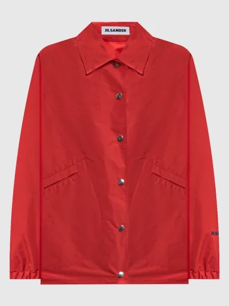 Ветровка Jil Sander красная