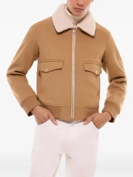 Geacă Fursac din fleece maro