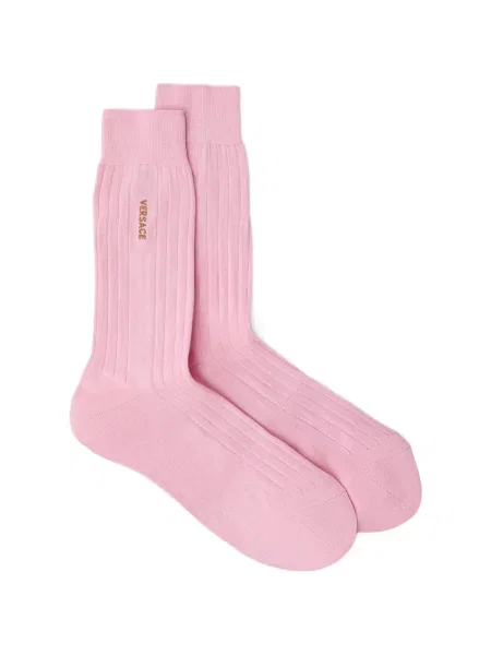 Șosete Versace cu nervuri roz