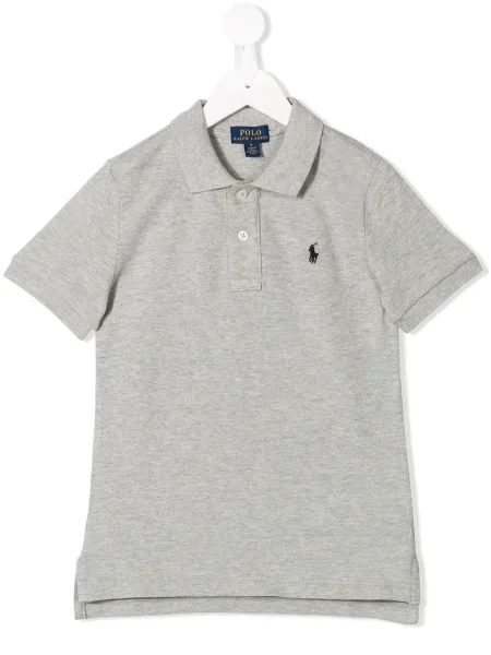 Koszulka polo dziecięca Polo Ralph Lauren szara