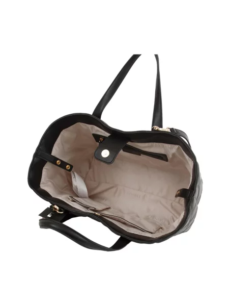 Shopperka Twinset skórzana czarna