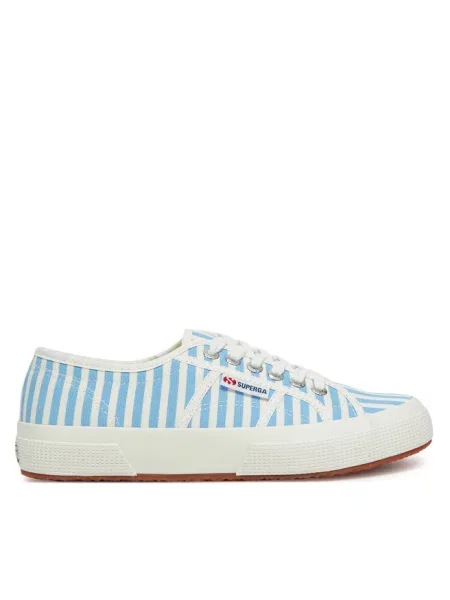 Superga tenisówki STRIPES PRINT niebieski czarne