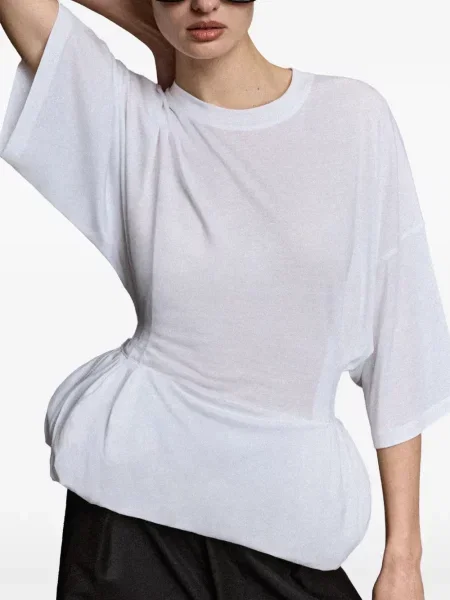 Scurt tricou Seen Users alb