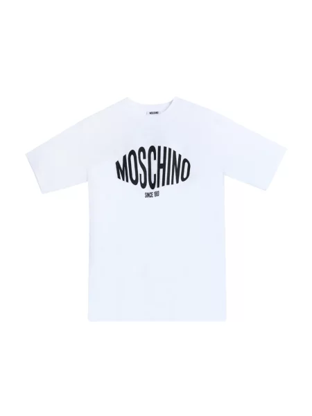 Koszulka sportowa Moschino z logo biała