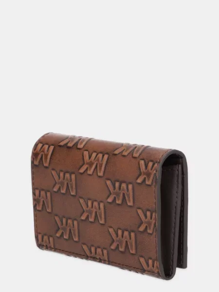 Шкіряний гаманець Michael Kors коричневий