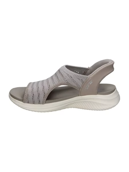 Sandále Skechers sivá