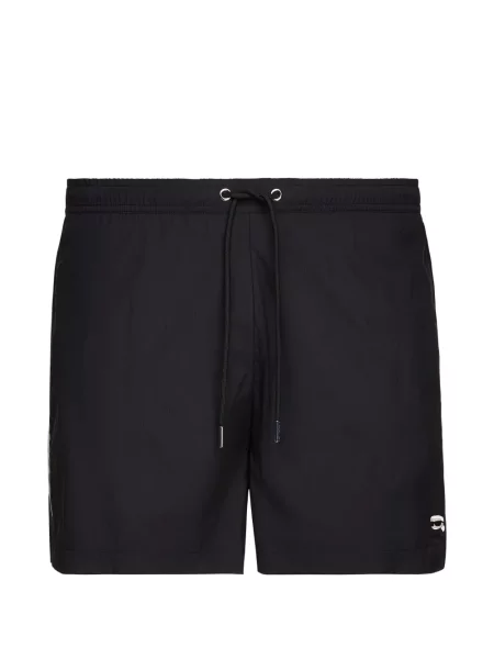Scurt slip de baie Karl Lagerfeld negru