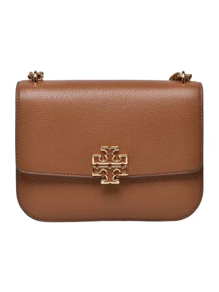 Torebka Tory Burch skórzana brązowa