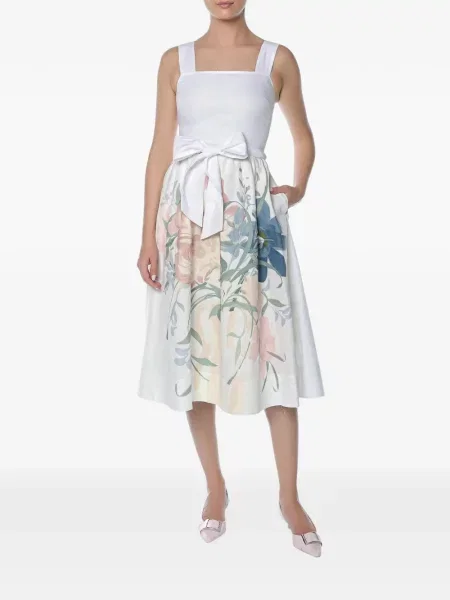 Midi šaty Ted Baker biela