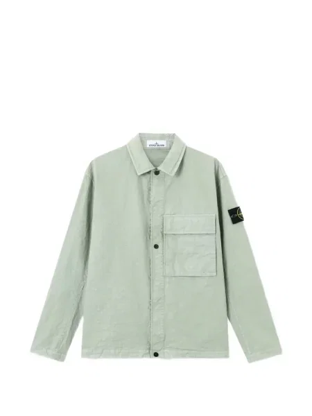 Риза Stone Island камъни зелено